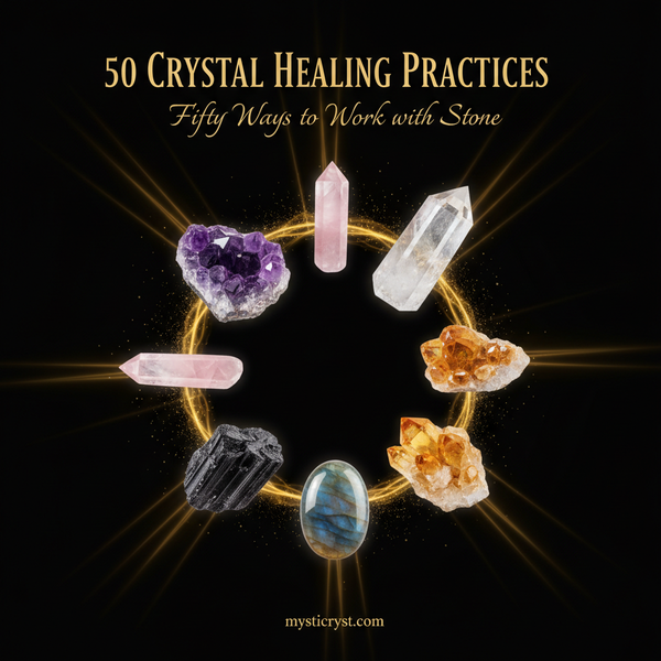 50 Crystal Healing Practices | Full Color Pages