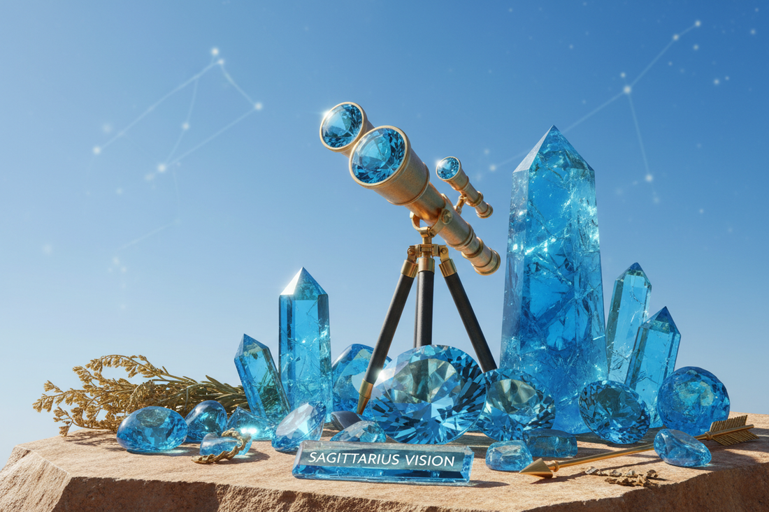 Blue Topaz for Sagittarius: Clarity, Truth & Expansive Vision