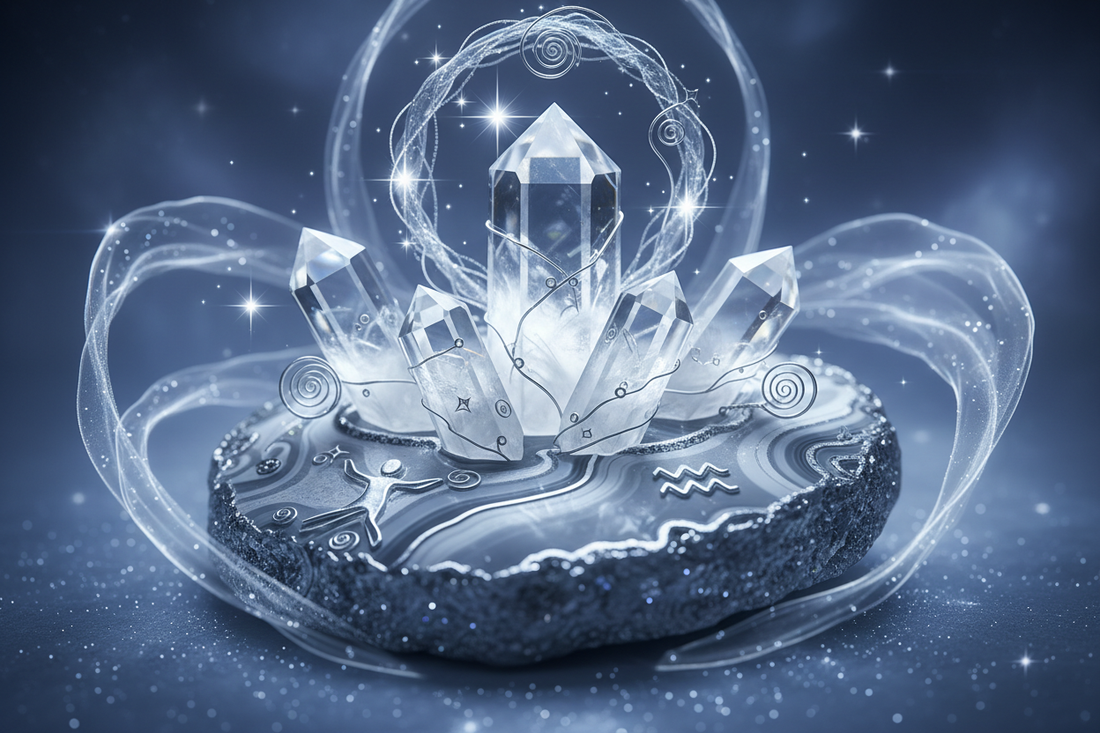 Herkimer Diamond for Aquarius: High Vibration Visionary Stone