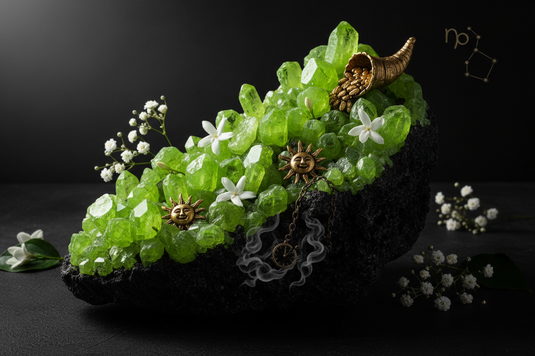 Peridot for Capricorn: Releasing Workaholism & Embracing Joy