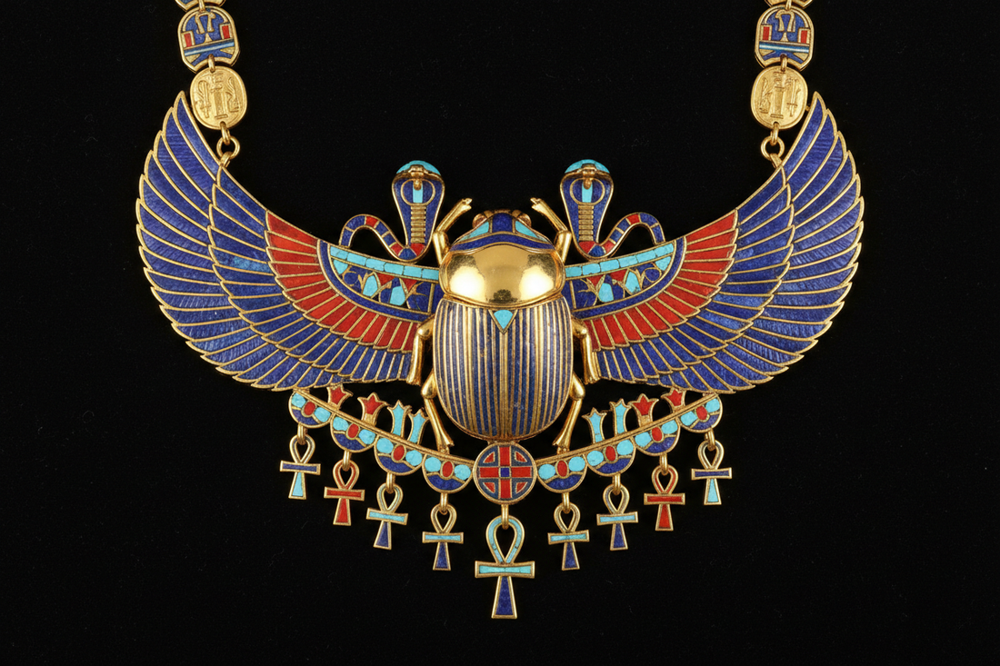 Egyptian Pectoral Jewelry: Gemstone Chest Pieces