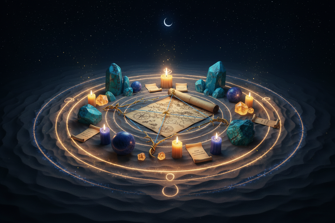 Sagittarius New Moon Crystals: Expansion & Adventure Intention Ritual