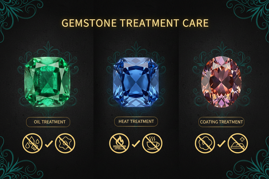 Gemstone Care by Treatment: Oiled vs Heated Gems