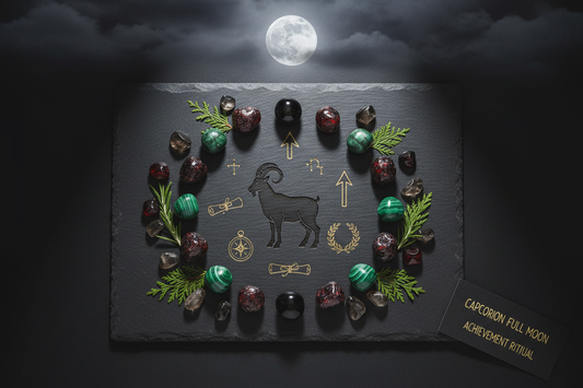 Capricorn Full Moon Crystals: Achievement & Ambition Ritual Guide