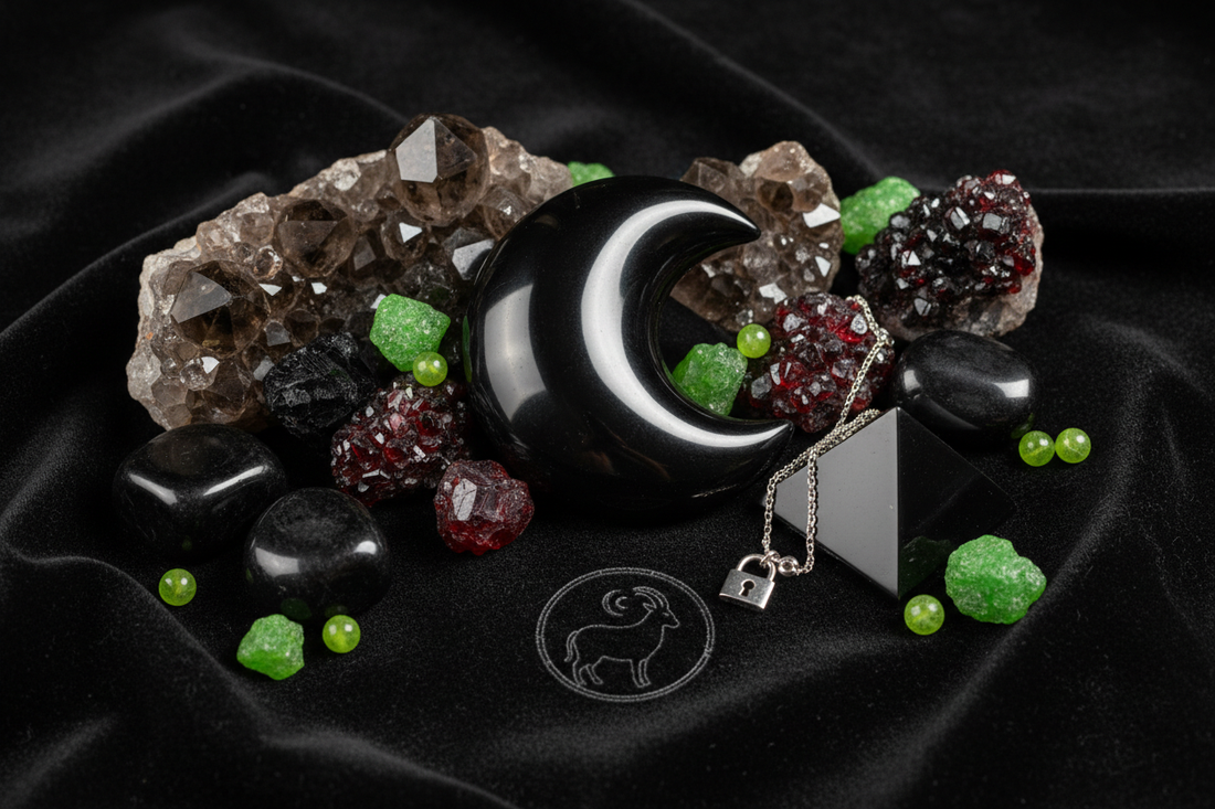 Capricorn Moon Sign Crystals: Emotional Discipline & Security