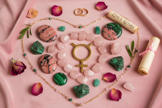 Crystals for Venus Retrograde: Love & Relationship Healing Stones