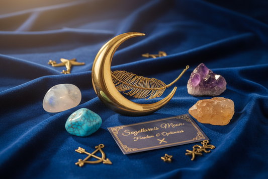 Sagittarius Moon Sign Crystals: Emotional Freedom & Optimism
