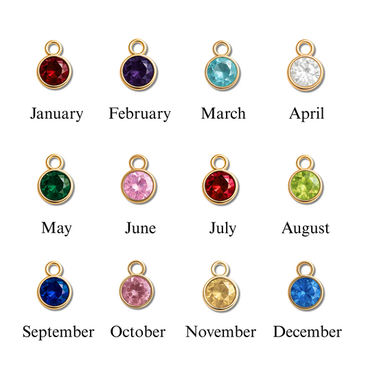 All 12 birthstones complete reference guide — paired with the Evil Eye symbol for protection and healing