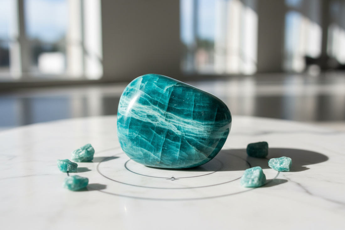 Amazonite Uranus Crystal: Breaking Free & Authentic Expression