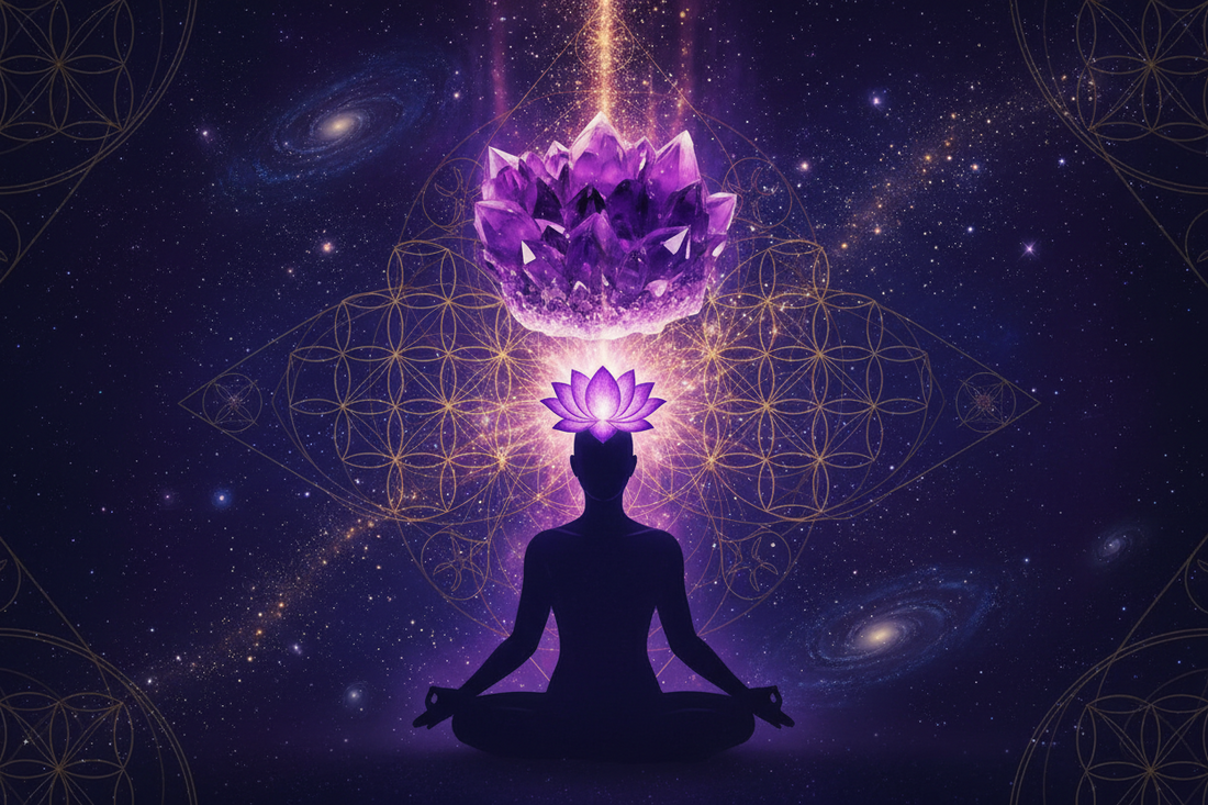 Amethyst Crown Chakra: Spiritual Wisdom and Higher Consciousness