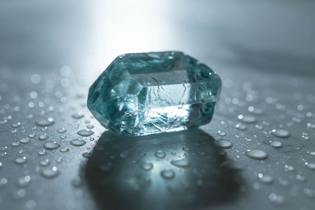 Aquamarine Moon Stone: Emotional Flow & Lunar Sensitivity