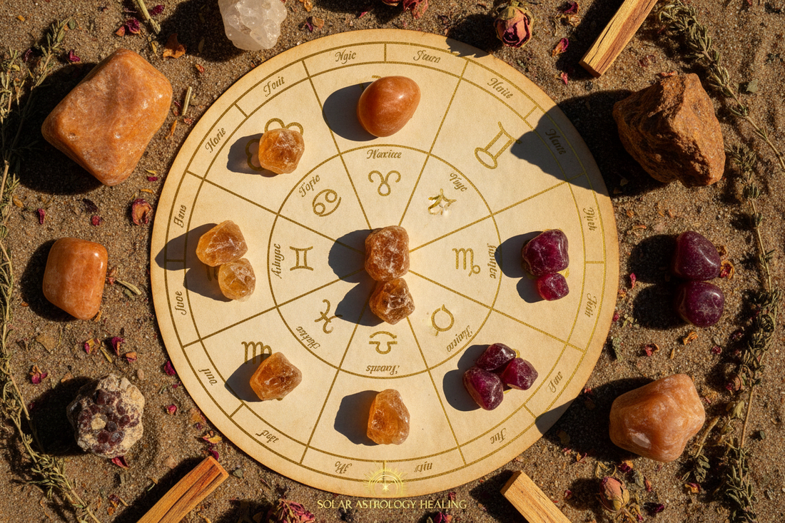 Crystals for Sun in Different Houses: Astrology Crystal Guide