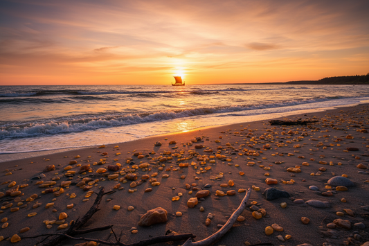 Viking Amber Traditions: Baltic Sea Trade Routes