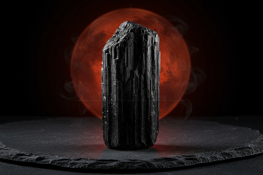 Black Tourmaline Mars Crystal: Warrior Protection & Boundary Setting