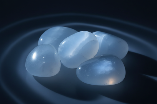 Blue Chalcedony Moon Crystal: Calm Lunar Communication