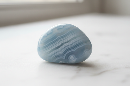 Blue Lace Agate for Gemini: Calm Communication & Expression
