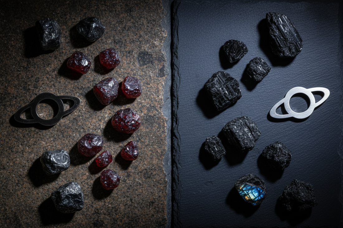 Crystals for Capricorn & Aquarius Saturn: Dual Saturnian Energy Guide