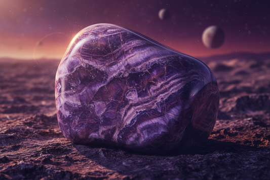 Charoite Pluto Crystal: Spiritual Transformation & Soul Evolution