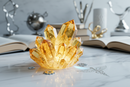 Citrine Mercury Crystal: Quick Thinking & Intellectual Abundance