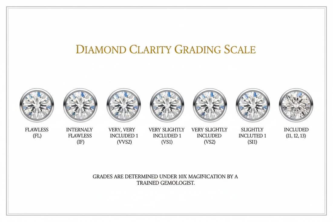 Diamond Clarity Guide: Understanding the FL to I3 Scale