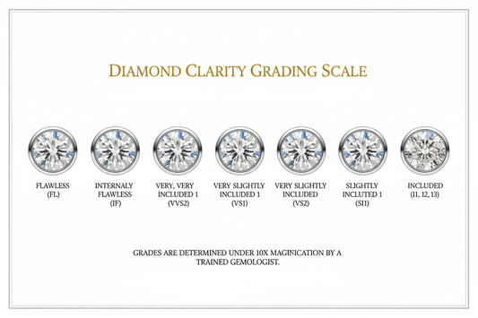 Diamond Clarity Guide: Understanding the FL to I3 Scale