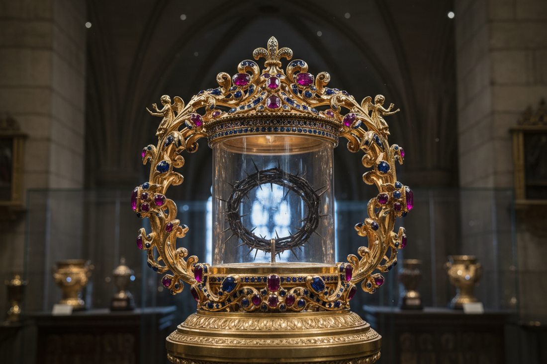Christian Crown of Thorns: Gemstone Reliquary