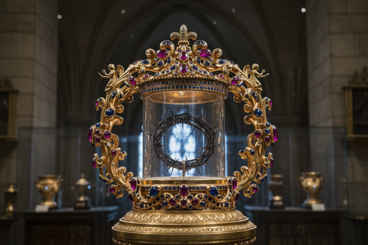Christian Crown of Thorns: Gemstone Reliquary