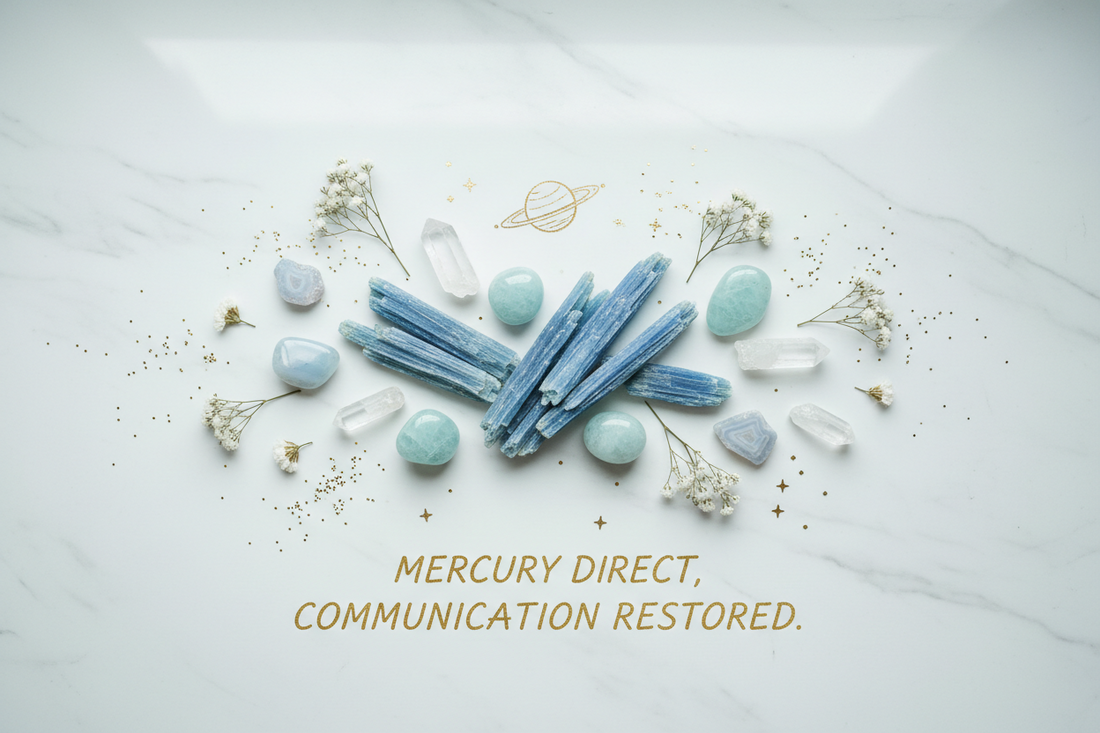 Crystals for Mercury Direct: Celebrating Communication Restored