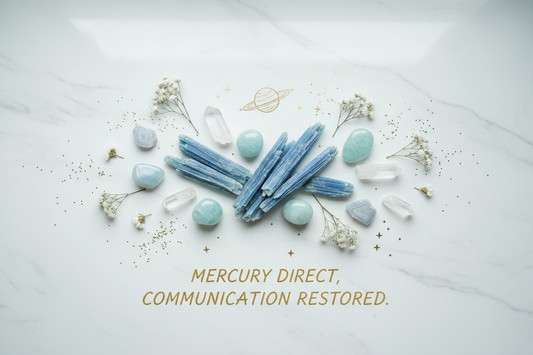 Crystals for Mercury Direct: Celebrating Communication Restored