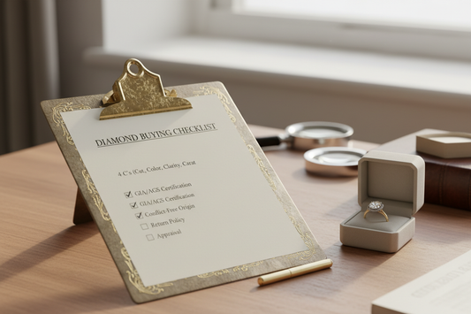 Diamond Buying Checklist: What to Verify Before You Buy