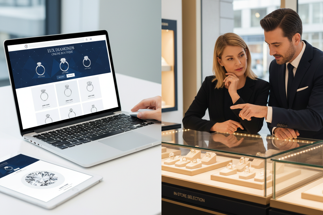 Diamond Buying Online vs In-Store: Pros and Cons