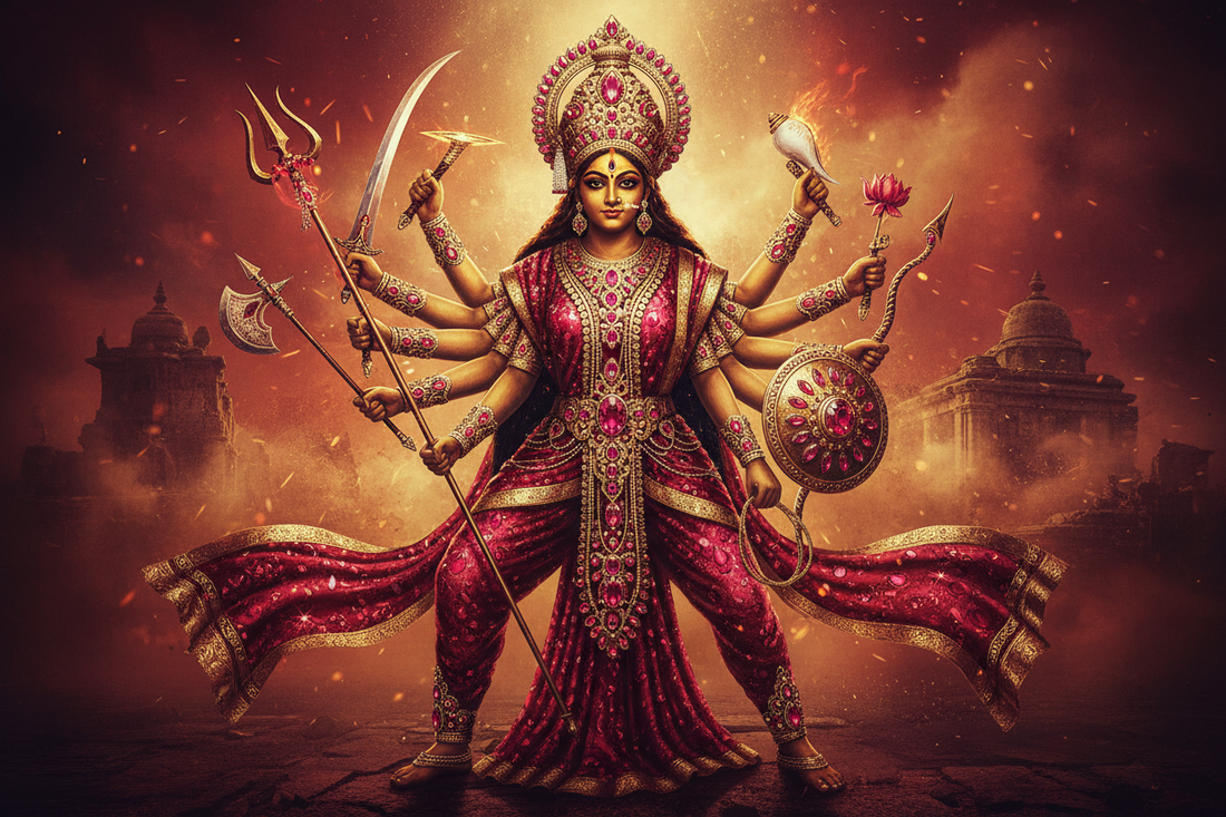 Durga & Gemstones: Warrior Goddess Sacred Stones