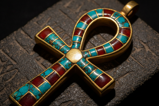 Egyptian Ankh and Gemstones: Life Symbol Healing Stone Traditions