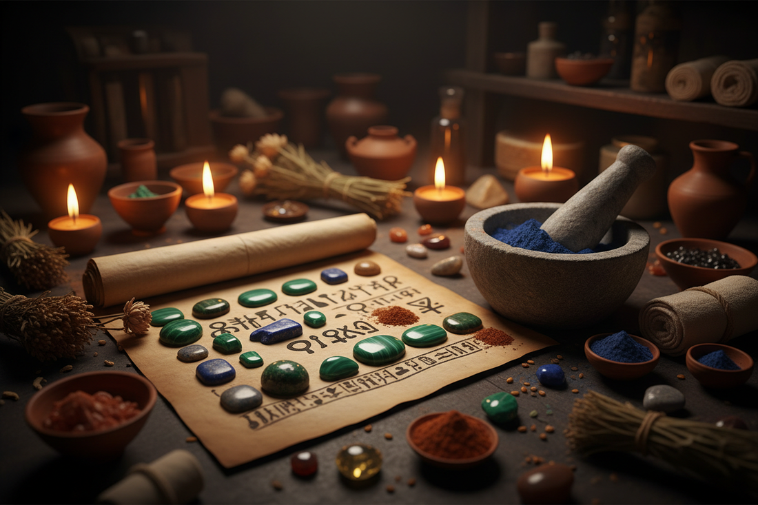 Egyptian Gemstone Medicine: Ancient Healing Stone Traditions That Still Work