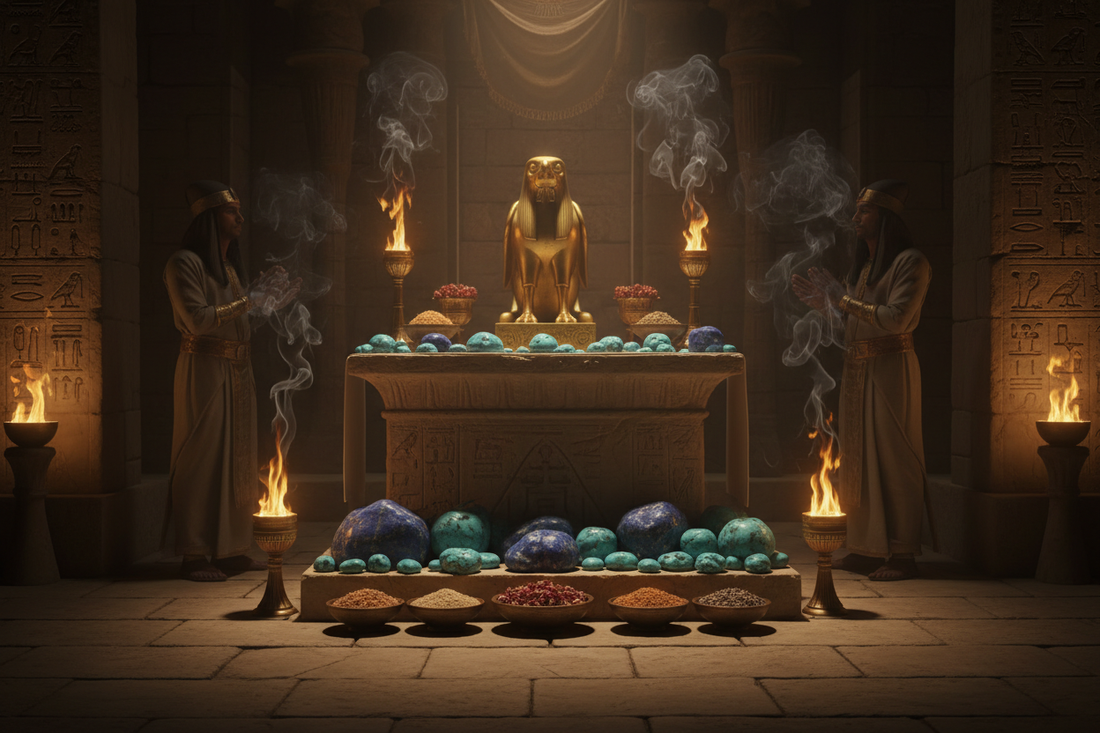Egyptian Gemstone Offerings: Temple Rituals & Their Modern Healing Power