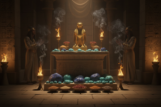Egyptian Gemstone Offerings: Temple Rituals & Their Modern Healing Power