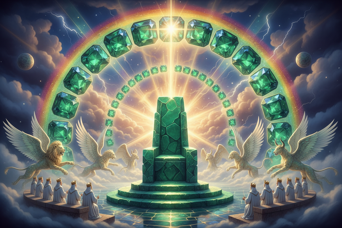 Emerald in the Bible: Rainbow Around the Throne