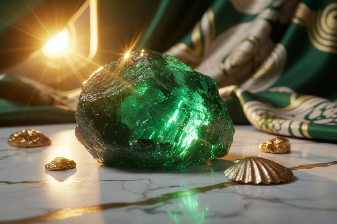 Emerald Venus Stone: Divine Love & Venusian Abundance
