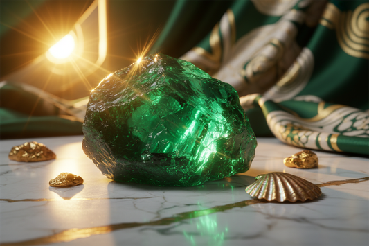Emerald Venus Stone: Divine Love & Venusian Abundance