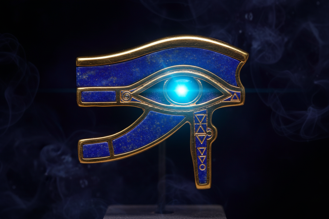 Egyptian Eye of Horus Gemstone Amulet: Ancient Protection for Modern Healing
