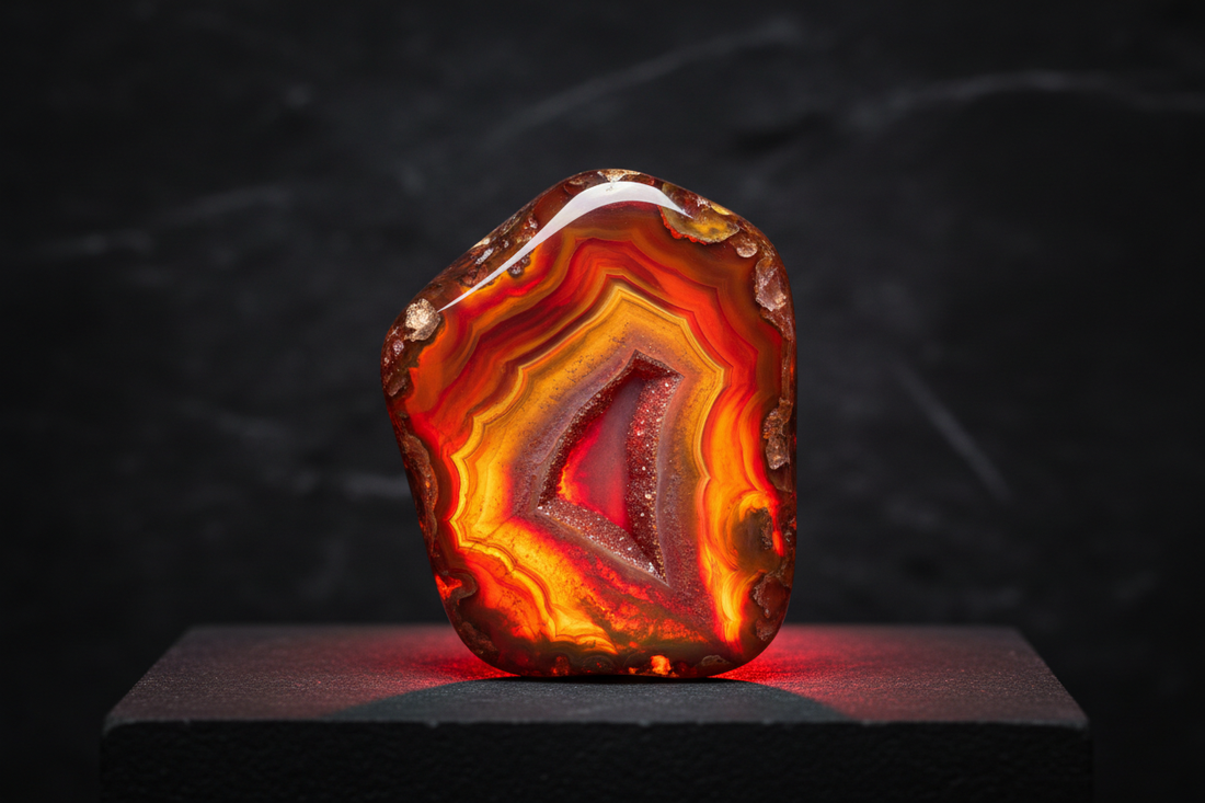 Fire Agate Mars Stone: Igniting Courage & Protective Fire