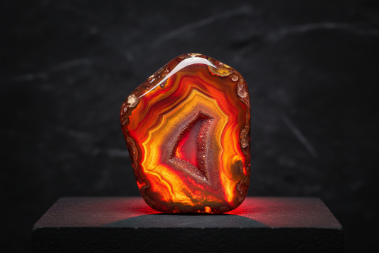 Fire Agate Mars Stone: Igniting Courage & Protective Fire