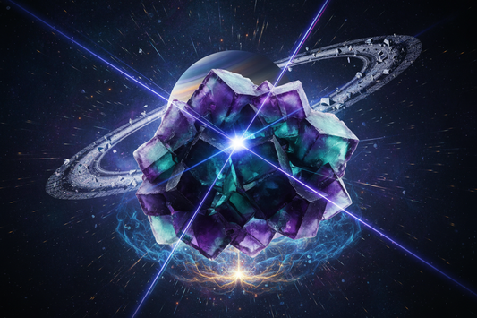 Fluorite Uranus Crystal: Mental Revolution & Innovative Thinking