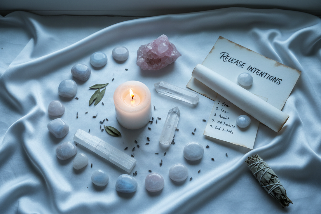 Crystals for Full Moon Ritual: Complete Charging & Release Guide