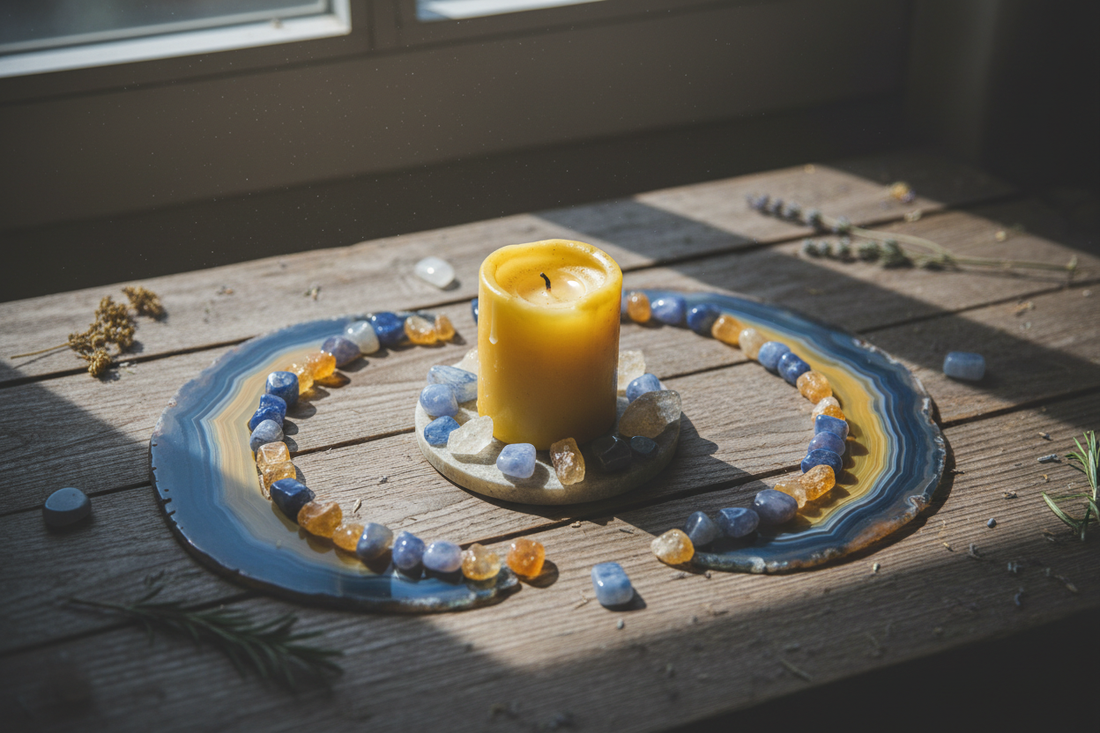 Gemini Full Moon Crystals: Balancing Dual Energy in Ritual