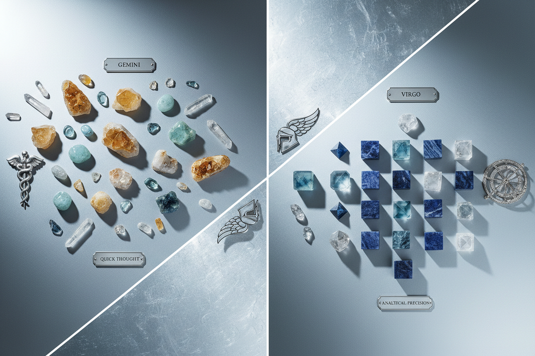 Crystals for Gemini & Virgo Mercury: Dual Mercurial Energy Guide