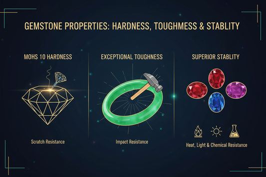 Gemstone Hardness vs Toughness vs Stability: The Complete Guide