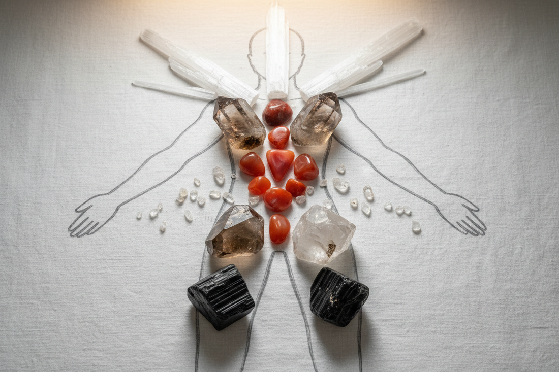 Crystals for Trauma in the Body: Releasing Stored Cellular Memory