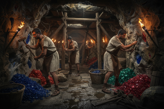Roman Gemstone Mining: Empire-Wide Extraction