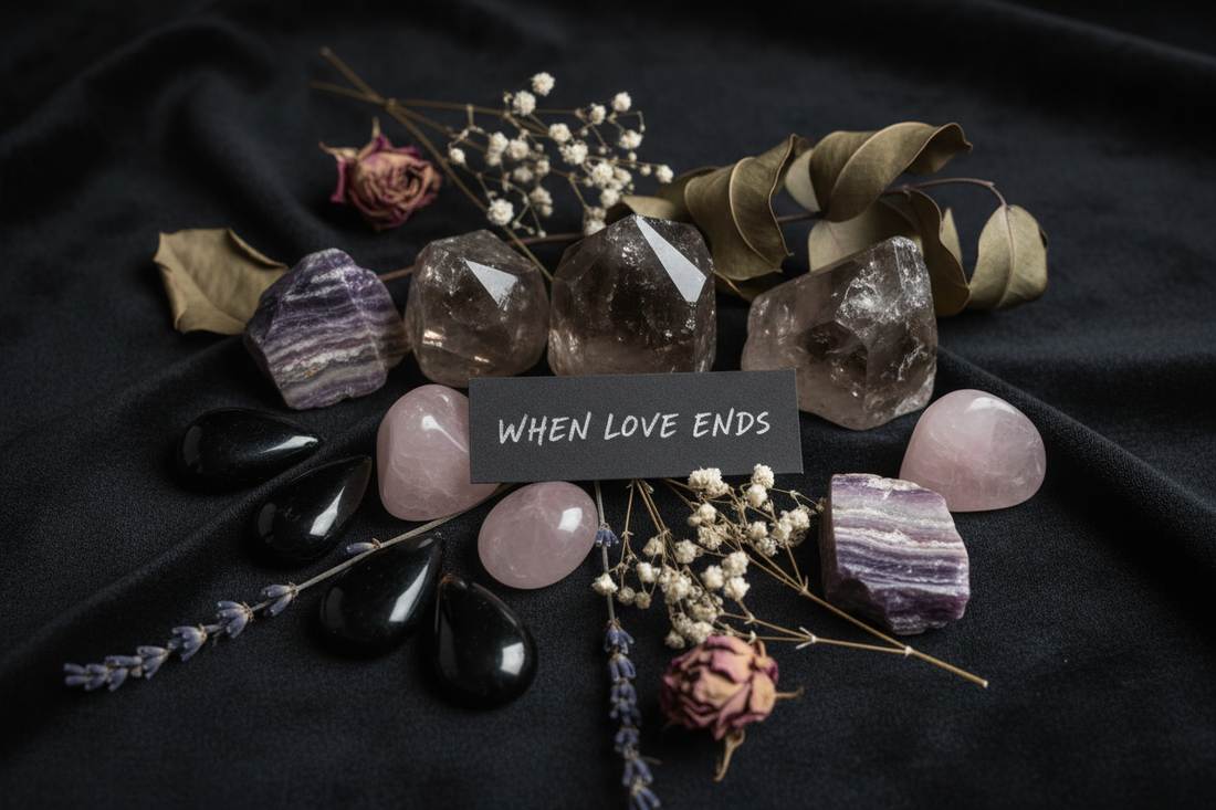Crystals for Grief After Relationship: When Love Ends